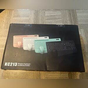 KC213 Wireless Keyboard and Mouse Combo -  Black
New in Box